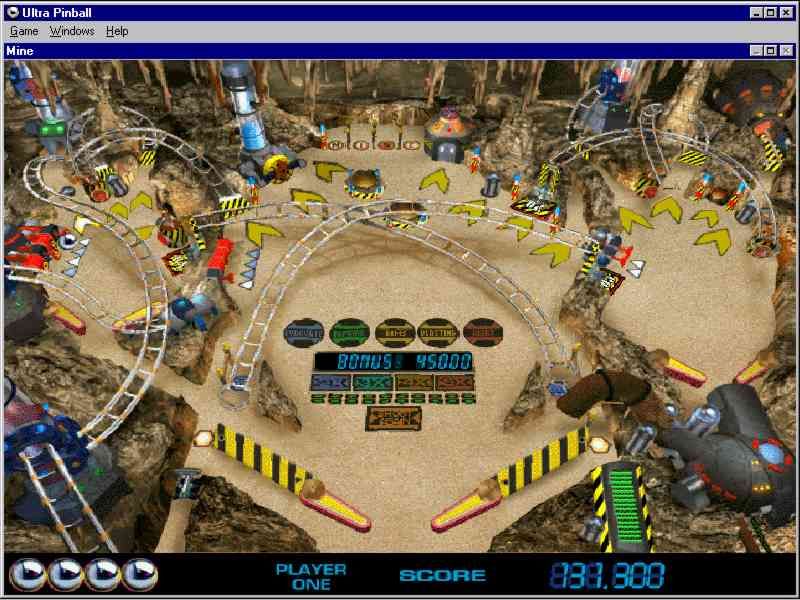 3-D Ultra Pinball Microsoft Windows PC CD-PC Gamez USA