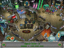 3-D Ultra Pinball: Creep Night screenshot showing a laboratory-themed table filled with electrical machinery.