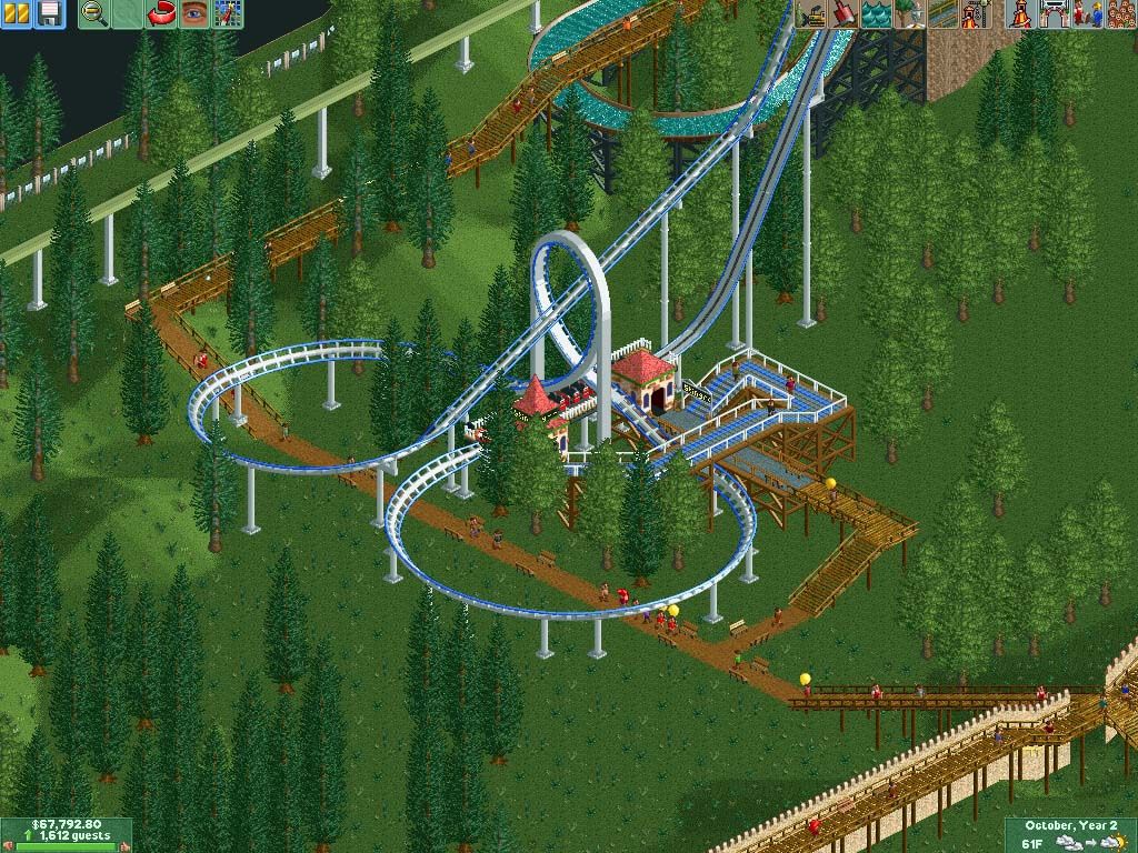 RollerCoaster Tycoon 2 Microsoft Windows PC CD-PC Gamez USA