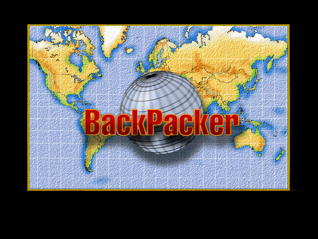Backpacker 1995 Microsoft Windows PC CD-PC Gamez USA
