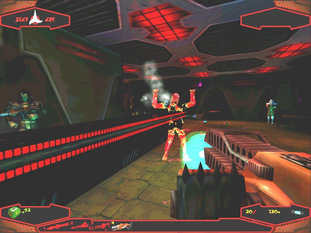 Star Trek The Next Generation Klingon Honor Guard Disc 1-2 Microsoft Windows PC CD-PC Gamez USA