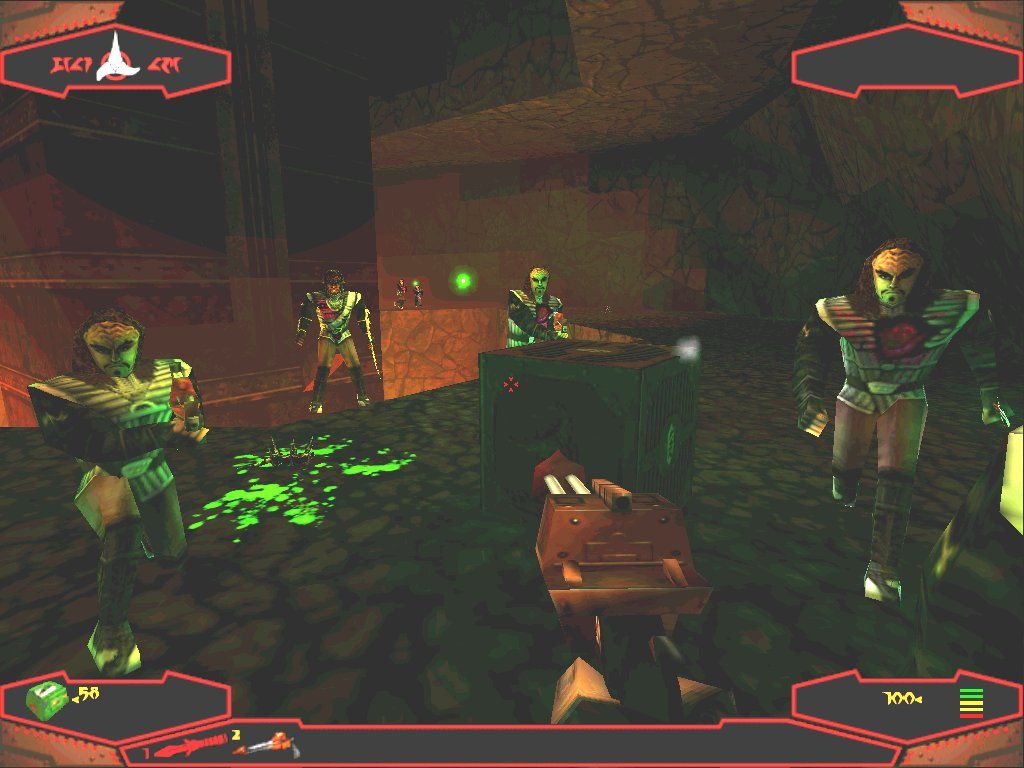 Star Trek The Next Generation Klingon Honor Guard Disc 1-2 Microsoft Windows PC CD-PC Gamez USA