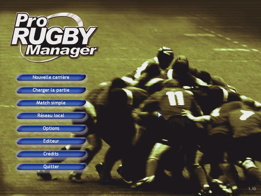 Pro Rugby Manager Microsoft Windows PC CD-PC Gamez USA
