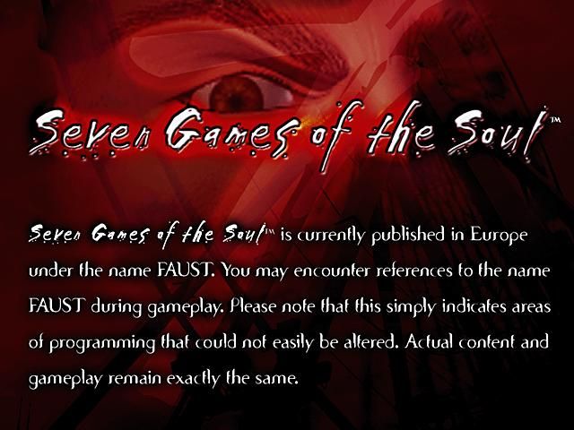 Faust Seven Games of the Soul Disc 1-4 Microsoft Windows PC CD-PC Gamez USA