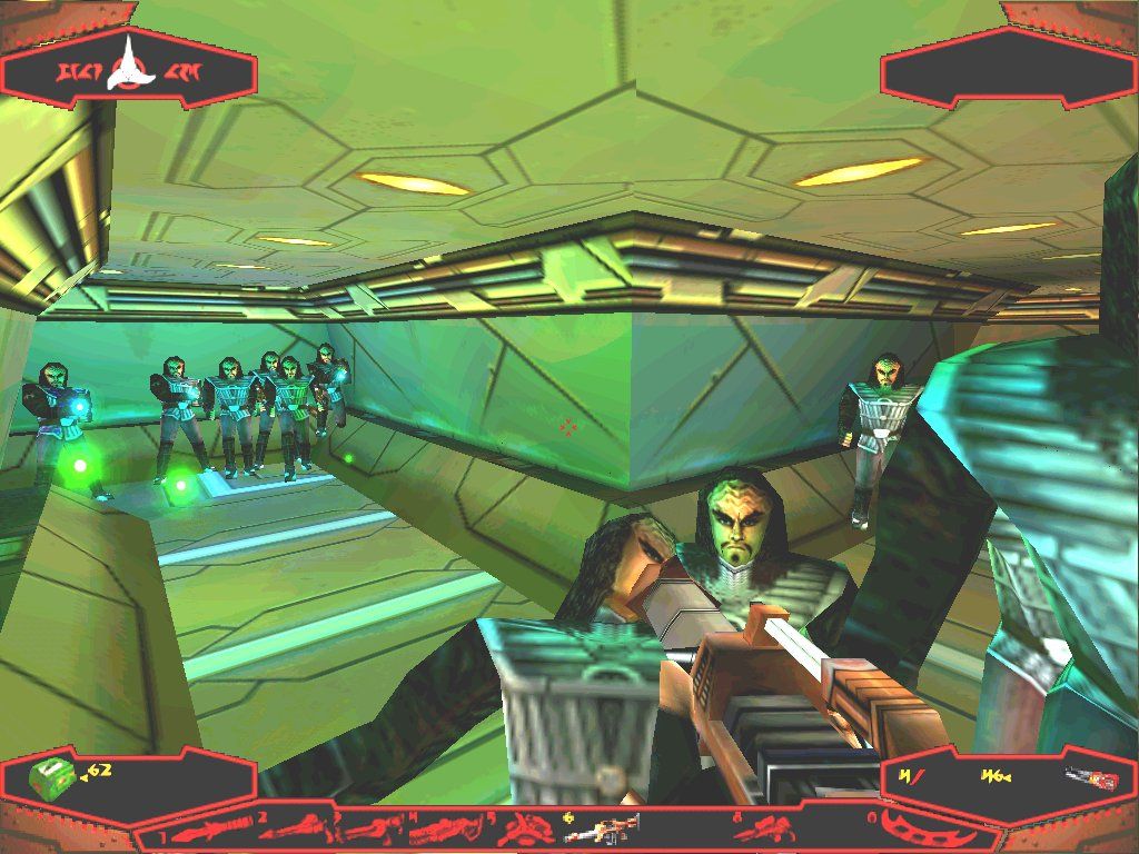 Star Trek The Next Generation Klingon Honor Guard Disc 1-2 Microsoft Windows PC CD-PC Gamez USA