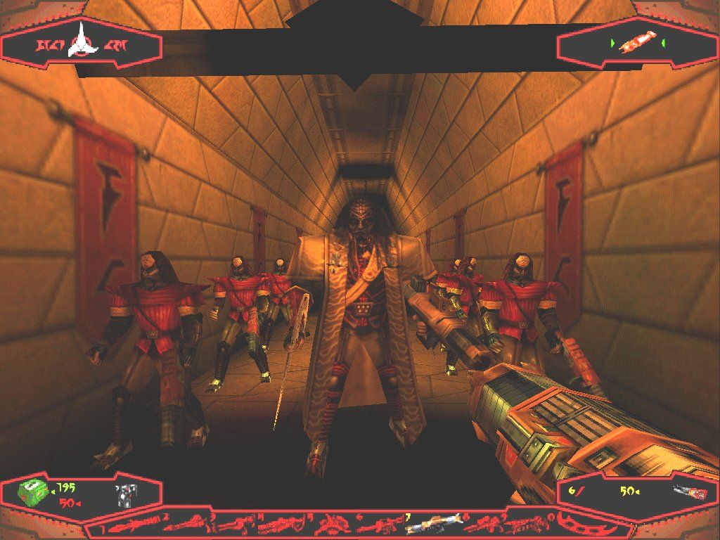Star Trek The Next Generation Klingon Honor Guard Disc 1-2 Microsoft Windows PC CD-PC Gamez USA