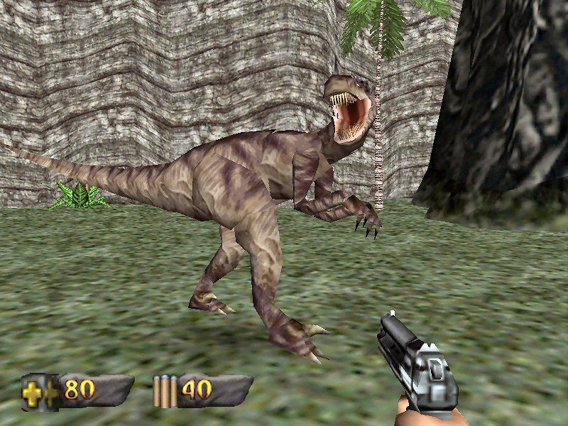 Turok: Dinosaur Hunter 1997 Microsoft Windows PC CD Acclaim-PC Gamez USA