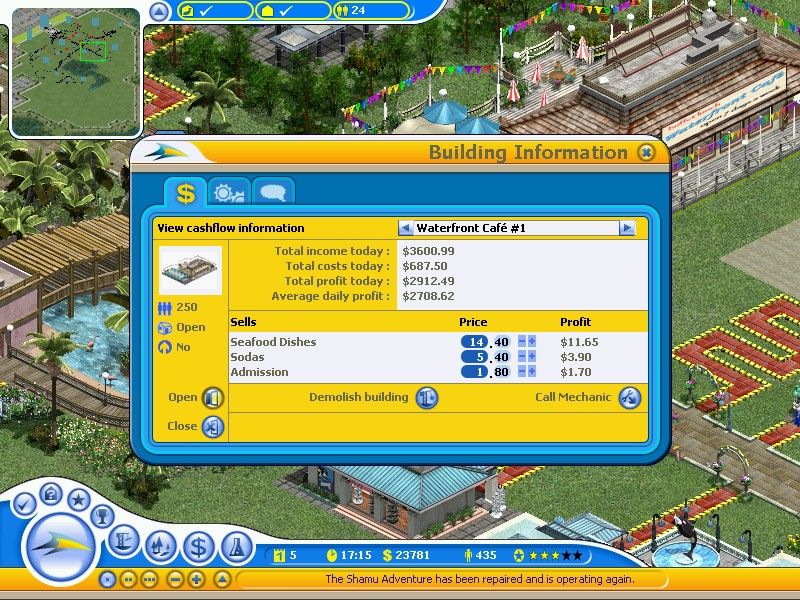 SeaWorld Adventure Parks Tycoon Microsoft Windows PC CD-PC Gamez USA