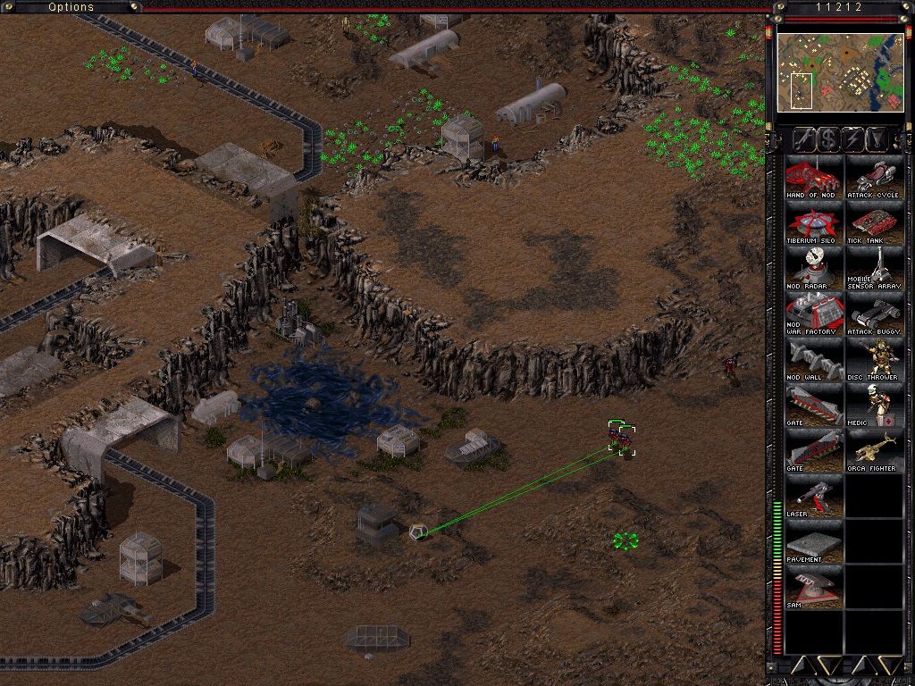 Command & Conquer Tiberian Sun Disc 1 - 2 Microsoft Windows PC CD-PC Gamez USA