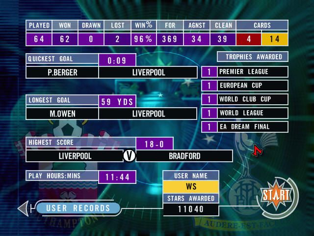 The FA Premier League Stars Microsoft Windows PC CD-PC Gamez USA
