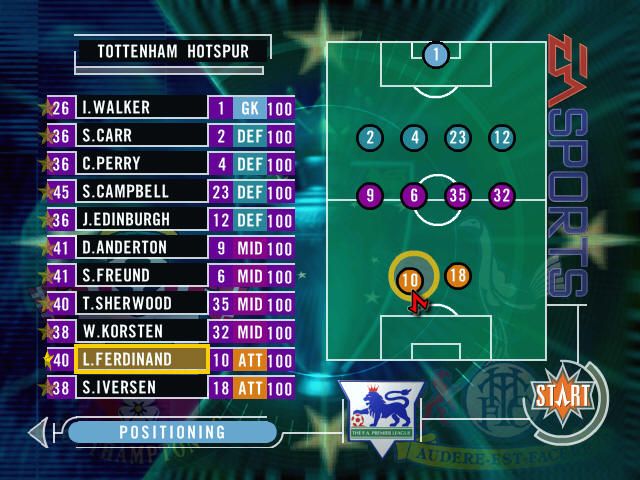 The FA Premier League Stars Microsoft Windows PC CD-PC Gamez USA