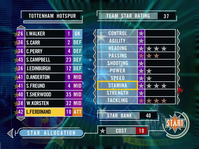 The FA Premier League Stars Microsoft Windows PC CD-PC Gamez USA