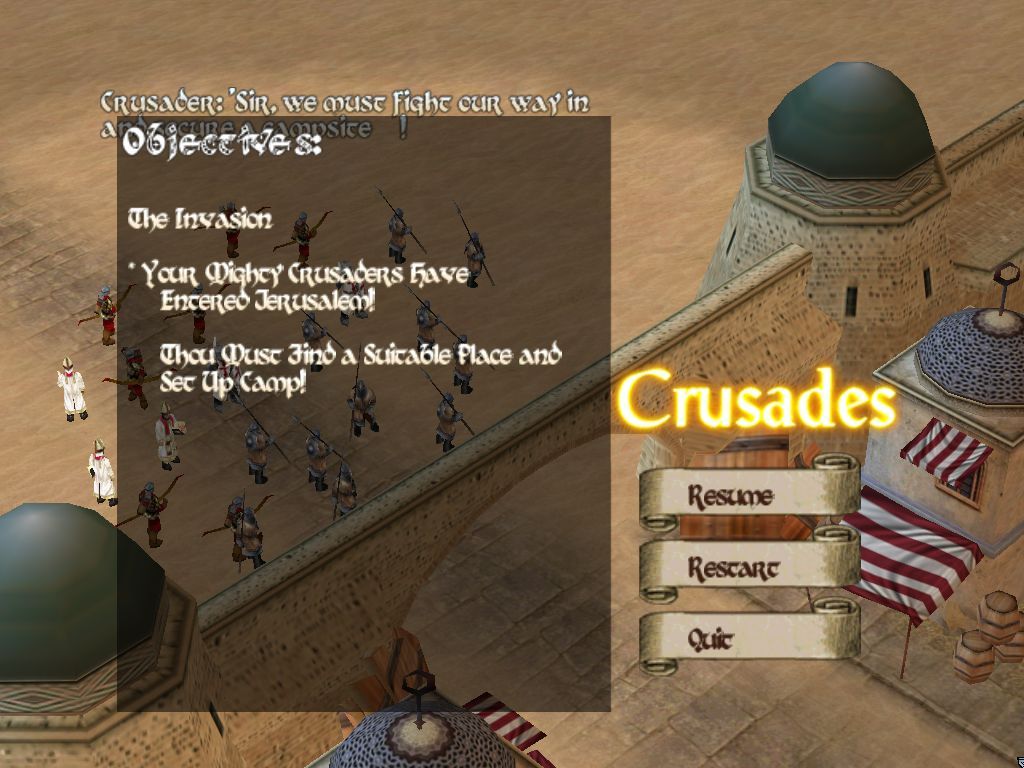 The History Channel Crusades Quest for Power Microsoft Windows PC CD-PC Gamez USA