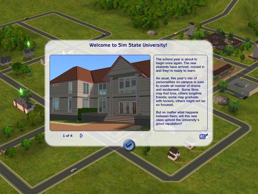 The Sims 2 University Expansion Pack Disc 1-2 Microsoft Windows PC CD-PC Gamez USA