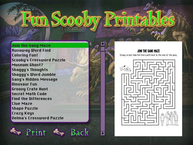Scooby Doo Case File 1 The Glowing BugMan Microsoft Windows PC CD-PC Gamez USA