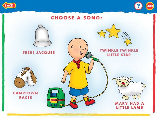 Caillou Magic Playhouse Microsoft Windows PC CD-PC Gamez USA