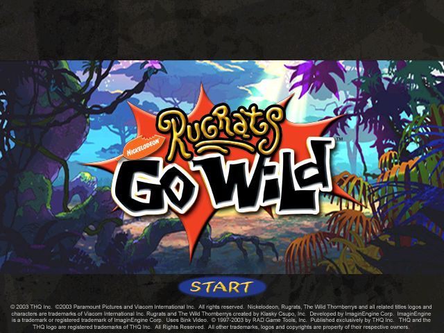 Rugrats Go Wild Microsoft Windows PC CD-PC Gamez USA