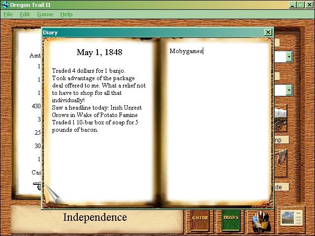 Oregon Trail II Microsoft Windows PC CD-PC Gamez USA