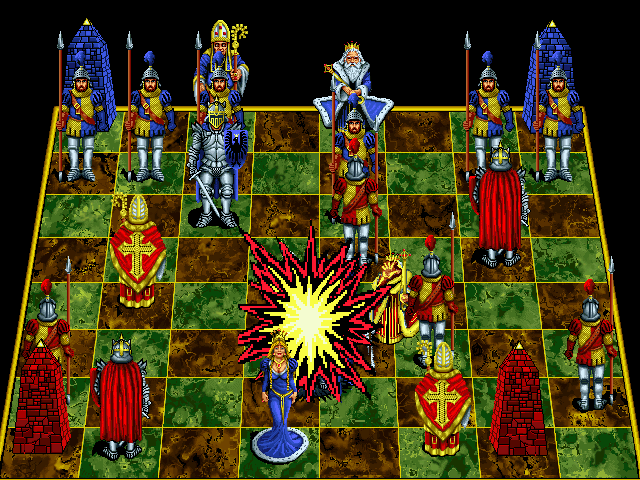 Battle Chess Enhanced CD ROM 1993 Microsoft Windows PC CD-PC Gamez USA