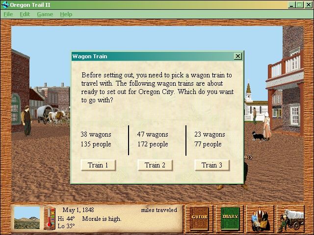 Oregon Trail II Microsoft Windows PC CD-PC Gamez USA