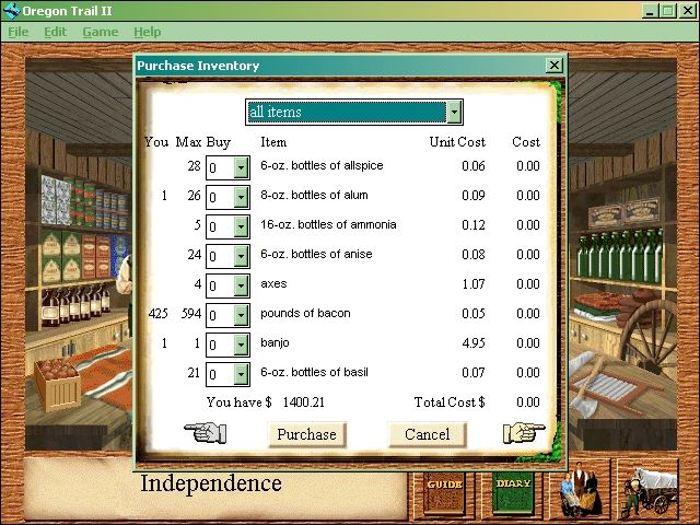 Oregon Trail II Microsoft Windows PC CD-PC Gamez USA