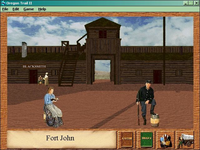 Oregon Trail II Microsoft Windows PC CD-PC Gamez USA