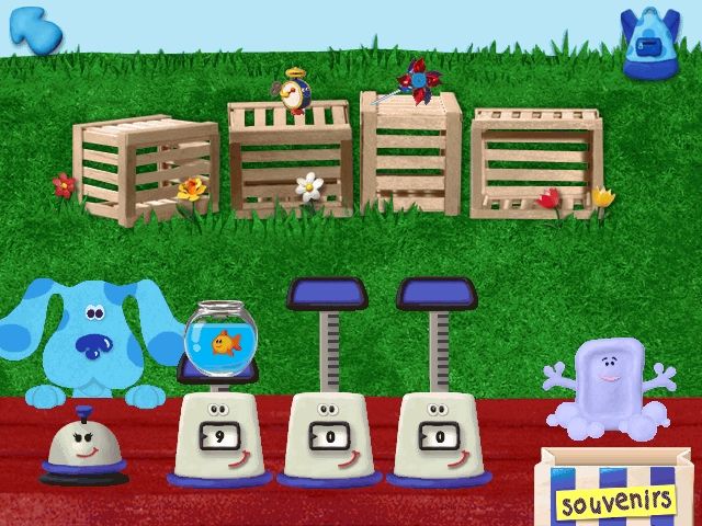 Blue's Clues Blue's 123 Time Activities Microsoft Windows PC CD-PC Gamez USA