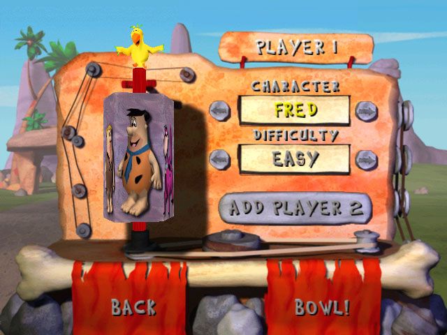 The Flintstones Bedrock Bowling Microsoft Windows PC CD-PC Gamez USA