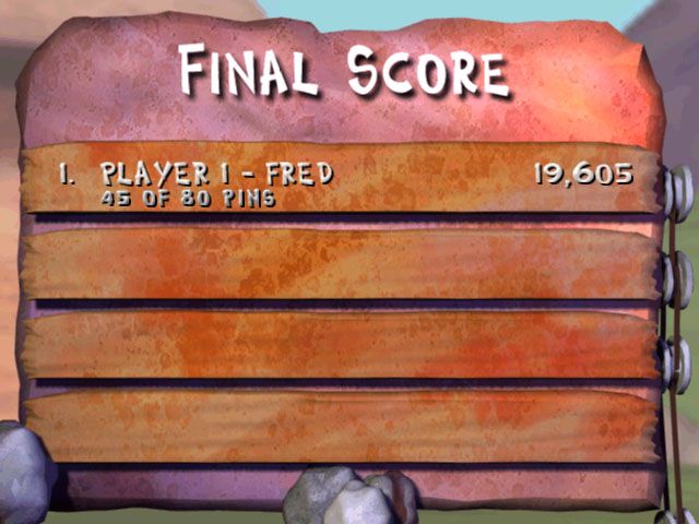 The Flintstones Bedrock Bowling Microsoft Windows PC CD-PC Gamez USA