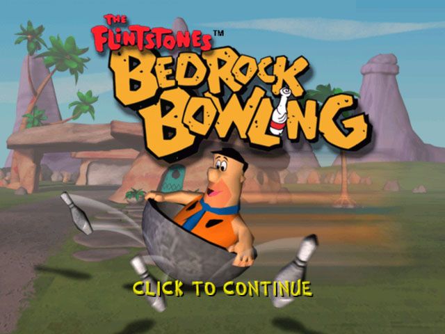 The Flintstones Bedrock Bowling Microsoft Windows PC CD-PC Gamez USA