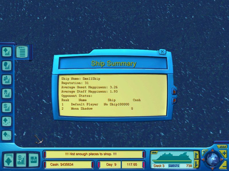 Cruise Ship Tycoon Microsoft Windows PC CD-PC Gamez USA