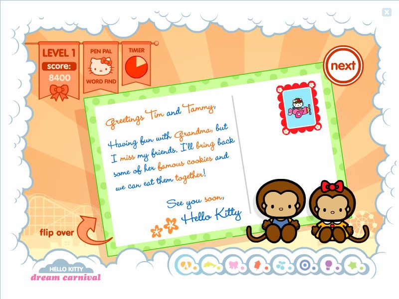 Hello Kitty Dream Carnival Microsoft Windows PC CD-PC Gamez USA