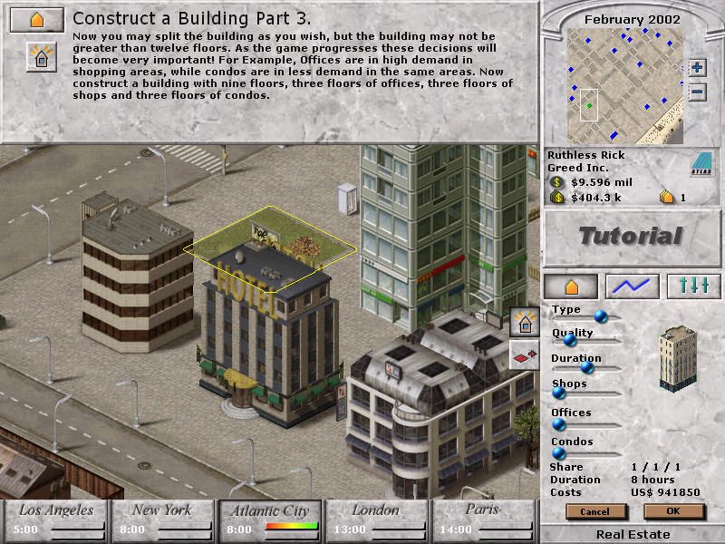 Donald Trump's Real Estate Tycoon Microsoft Windows PC CD-PC Gamez USA