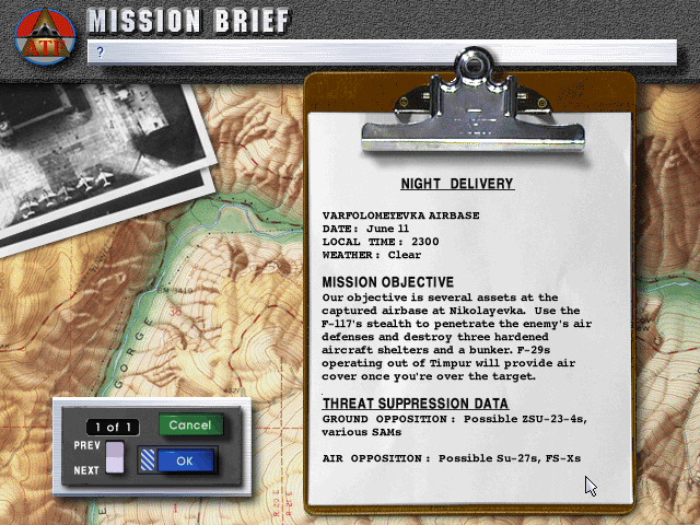 Janes Combat Simulations ATF Advanced Tactical Fighters Gold Microsoft Windows PC CD-PC Gamez USA
