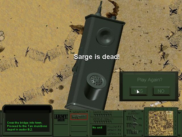 Army Men 1998 Microsoft Windows PC UbiSoft 3DO-PC Gamez USA