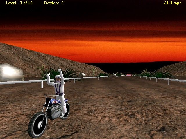 Evel Knievel Interactive Stunt Game Microsoft Windows PC CD-PC Gamez USA
