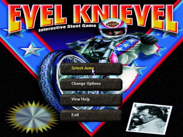 Evel Knievel Interactive Stunt Game Microsoft Windows PC CD-PC Gamez USA