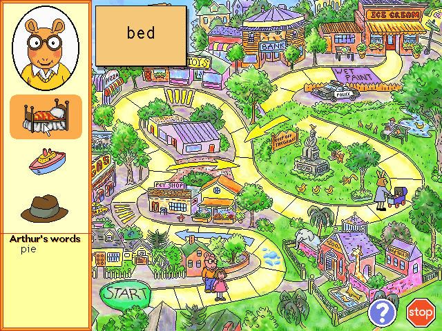 Arthur's Reading Race Microsoft Windows PC CD-PC Gamez USA