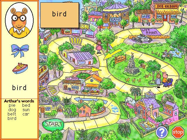 Arthur's Reading Race Microsoft Windows PC CD-PC Gamez USA