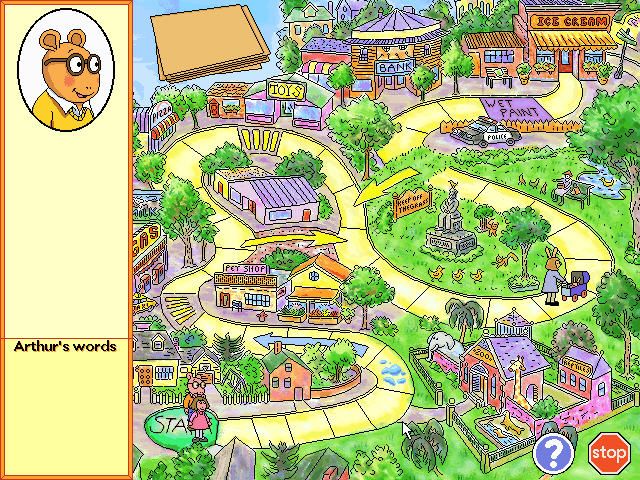 Arthur's Reading Race Microsoft Windows PC CD-PC Gamez USA