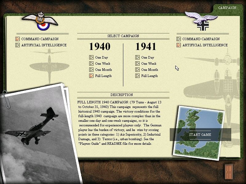 Battle of Britain Microsoft Windows PC CD-PC Gamez USA