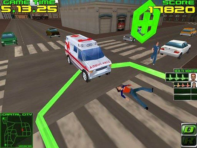 Crisis Team Ambulance Driver Microsoft Windows PC CD-PC Gamez USA