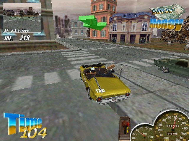 Super Taxi Driver Microsoft Windows PC CD-PC Gamez USA