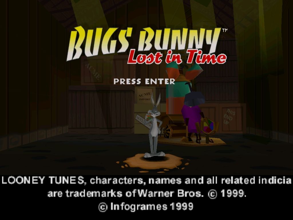 Bugs Bunny Lost in Time Microsoft Windows PC CD-PC Gamez USA