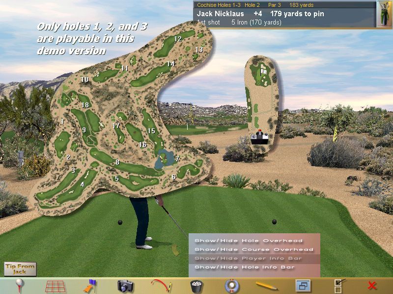 Jack Nicklaus 6 Golden Bear Challenge Microsoft Windows PC CD-PC Gamez USA