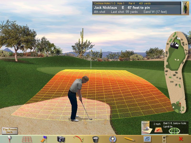 Jack Nicklaus 6 Golden Bear Challenge Microsoft Windows PC CD-PC Gamez USA
