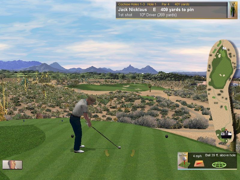 Jack Nicklaus 6 Golden Bear Challenge Microsoft Windows PC CD-PC Gamez USA