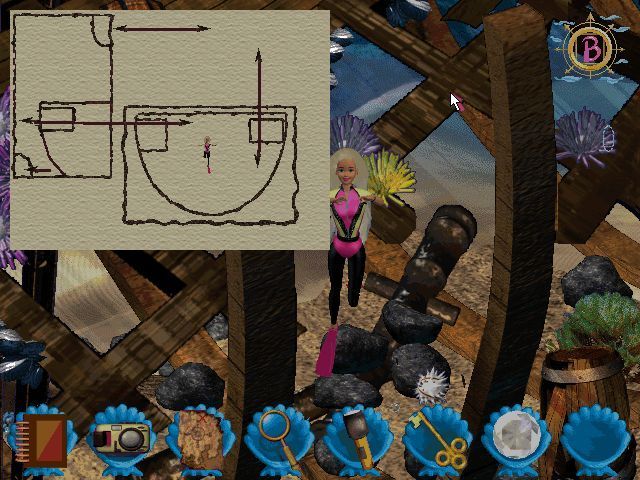 Adventures With Barbie Ocean Discovery Microsoft Windows PC CD-PC Gamez USA