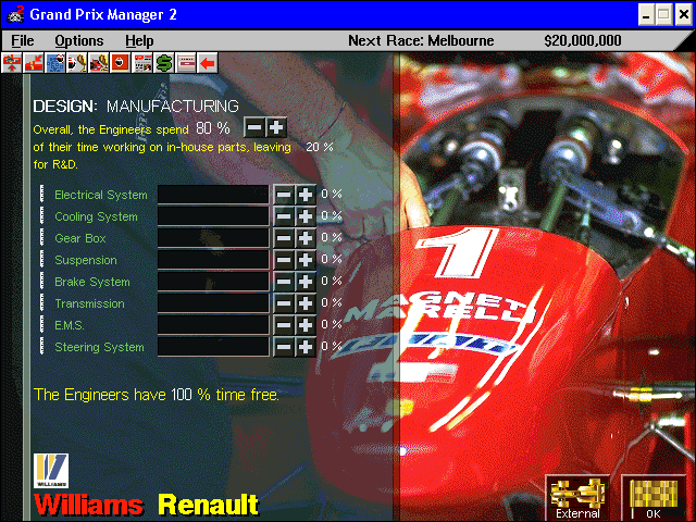 Grand Prix Manager 2 Microsoft Windows PC CD-PC Gamez USA