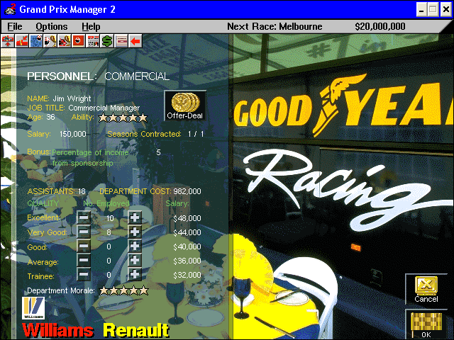 Grand Prix Manager 2 Microsoft Windows PC CD-PC Gamez USA
